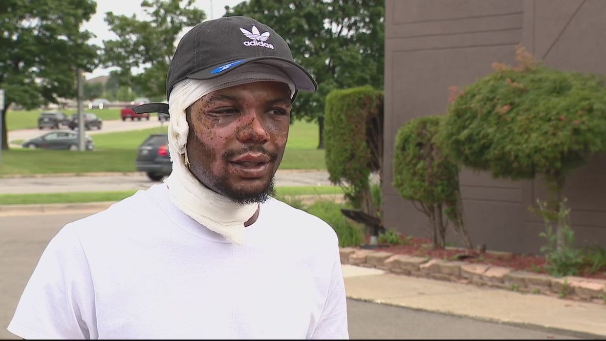 Family loses everything in house fire as father injured saving his twin girls